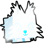 Shiny North Pole Wolf