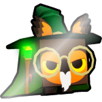 Shiny Old Wizard Owl