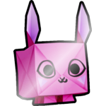 Shiny Origami Bunny