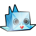 Shiny Origami Shark