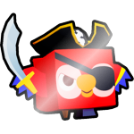 Shiny Pirate Parrot