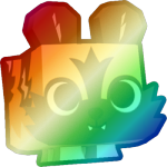 Shiny Rainbow African Wild Dog