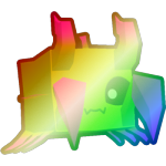 Shiny Rainbow Alien Arachnid