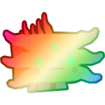 Shiny Rainbow Alien Axolotl
