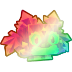 Shiny Rainbow Amethyst Dragon