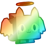 Shiny Rainbow Angel Cat