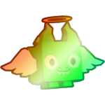 Shiny Rainbow Angel Dragon