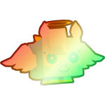 Shiny Rainbow Angel Pony