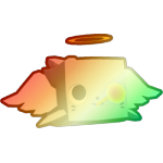 Shiny Rainbow Angel Seal