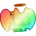 Shiny Rainbow Archangel Cat