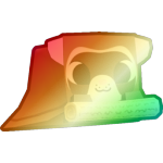 Shiny Rainbow Archivist Ferret
