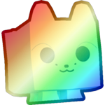 Shiny Rainbow Arctic Fox