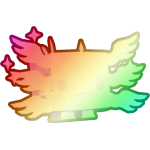 Shiny Rainbow Astral Axolotl