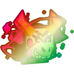 Shiny Rainbow Aura Bull