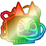 Shiny Rainbow Aura Fox