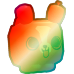 Shiny Rainbow Balloon Corgi