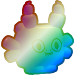 Shiny Rainbow Balloon Dragon