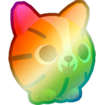 Shiny Rainbow Basketball Corgi