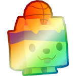 Shiny Rainbow Basketball Retriever