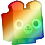 Shiny Rainbow Bear