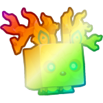Shiny Rainbow Bejeweled Deer