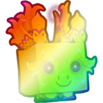Shiny Rainbow Bejeweled Unicorn