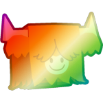 Shiny Rainbow Bison