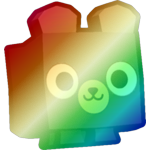Shiny Rainbow Black Bear