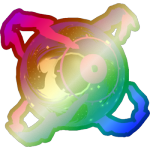Shiny Rainbow Black Hole Angelus Ball