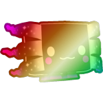Shiny Rainbow Black Hole Axolotl