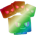 Shiny Rainbow Black Hole Immortuus