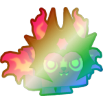 Shiny Rainbow Blazing Bat
