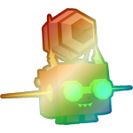 Shiny Rainbow Blimp Dragon