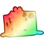 Shiny Rainbow Blossom Koi Fish