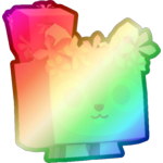 Shiny Rainbow Blossom Squirrel