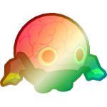 Shiny Rainbow Brain Ball