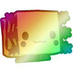 Shiny Rainbow Camo Axolotl