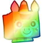 Shiny Rainbow Candycorn Unicorn