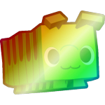 Shiny Rainbow Caterpillar