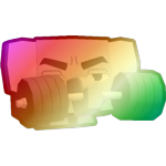 Shiny Rainbow Chad Elephant