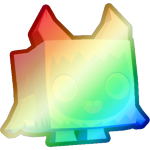 Shiny Rainbow Cheerful Yeti