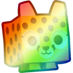 Shiny Rainbow Cheetah