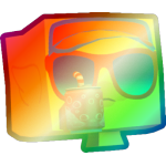 Shiny Rainbow Chill Ducky