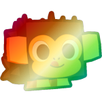 Shiny Rainbow Chimpanzee