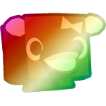 Shiny Rainbow Chocolate Hippo