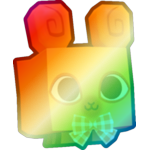 Shiny Rainbow Cinnamon Bunny