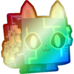 Shiny Rainbow Circuit Cat