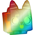 Shiny Rainbow Circuit Corgi