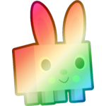 Shiny Rainbow Classic Bunny