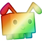 Shiny Rainbow Classic Dog